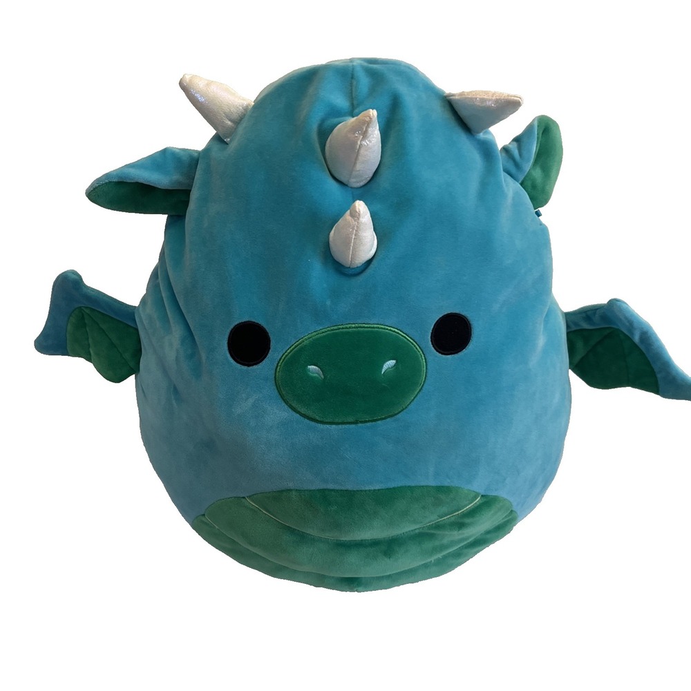 Squishmallows Dalton Dragon 16" Plush Toy Rare Collectible Soft Kellytoy
